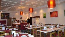 Am Bismarck Hotel Mannheim Restoran gambar